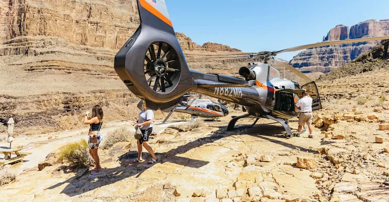 Vegas: Grand Canyon Helicopter Landing Tour and Champagne — helicopter tour in Las Vegas