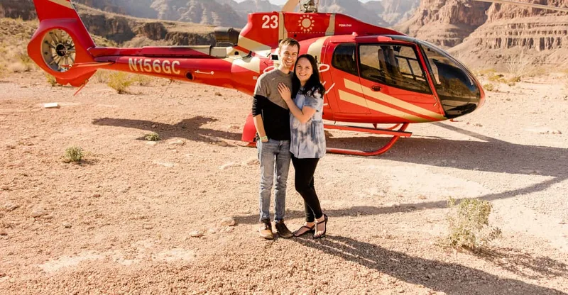 Grand Canyon Helicopter Landing Tour with Las Vegas Transfer — helicopter tour in Las Vegas