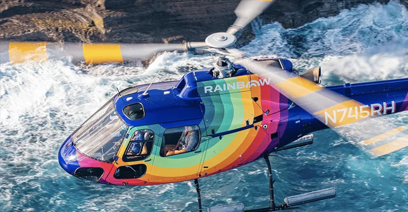 From Honolulu: Oahu 60min Helicopter Tour with Doors Off/On — helicopter tour in Oahu