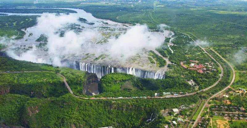 Victoria Falls Scenic Day Tour with Lunch & Helicopter Tour — helicopter tour in Victoria Falls